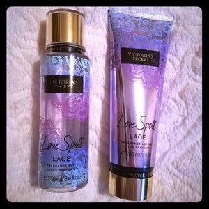 Victoria's Secret Love Spell lotion & body spray